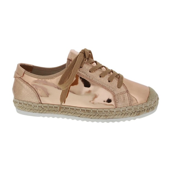 Angelina Shoes Rose Gold Espadrille Sneakers Poshmark